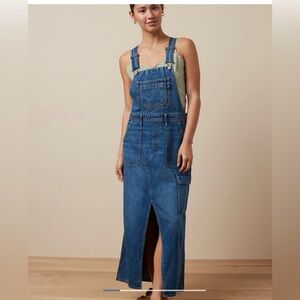 American Eagle Denim Blue Women's Overall Dress